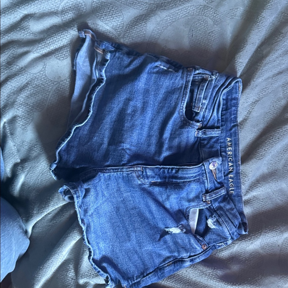 American Eagle Outfitters Women's Classic Blue Jean Shorts